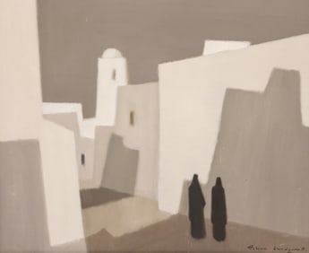 Fabian Lundqvist ''Middle Eastern Scene'' Oil
