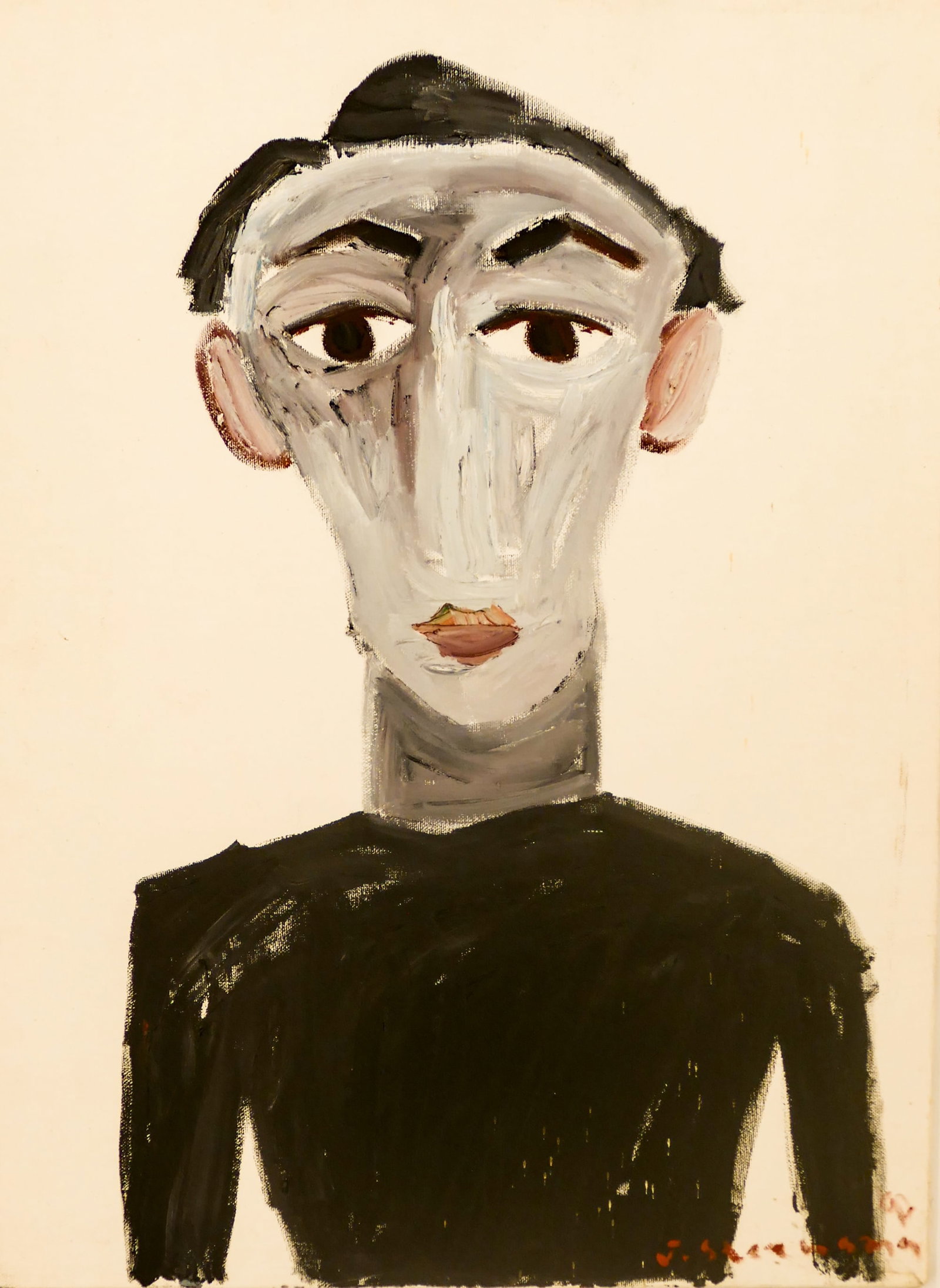 Jay Steensma ''Portrait of Joe Reno'' 1991 Oil (1 of 2)