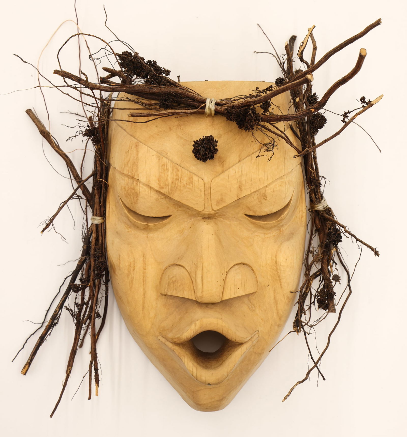 Ray Dudley "Spirit of Alder" 2011 Alder Mask