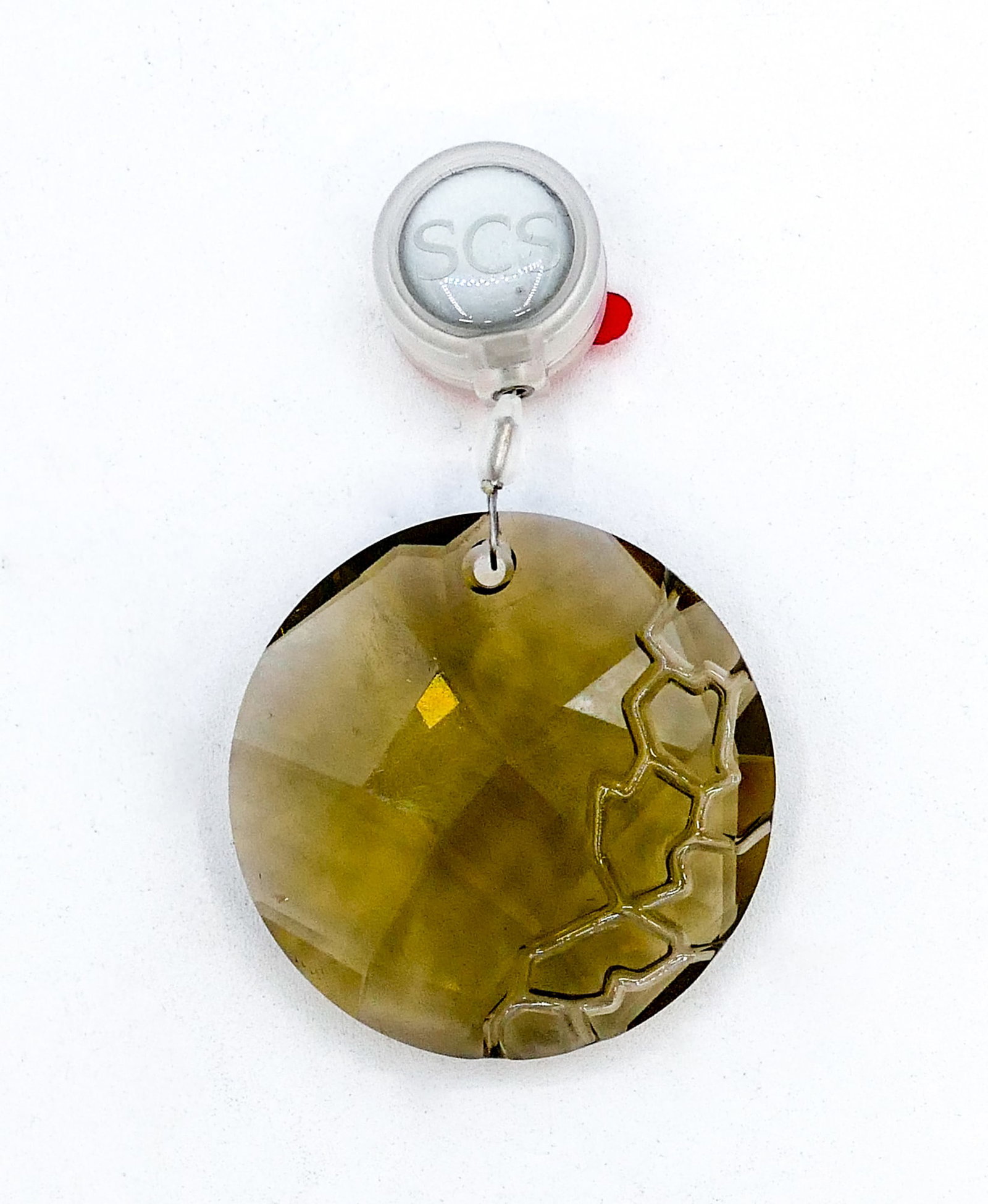 Swarovski Crystal "Amber Suncatcher" 2": Swarovski Crystal "Amber Suncatcher" 2". Catalog #9100NR000156. Includes original box.