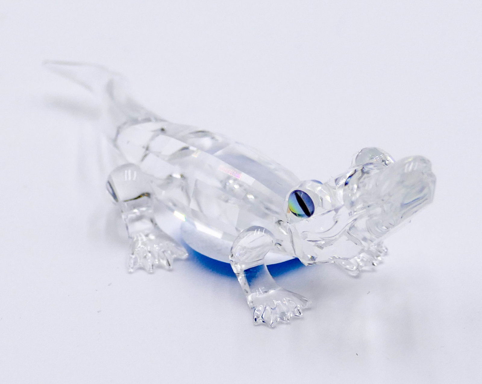 Swarovski Crystal "Baby Alligator" 1": Swarovski Crystal "Baby Alligator" 1". Catalog #7661NR000005. Includes original box.
