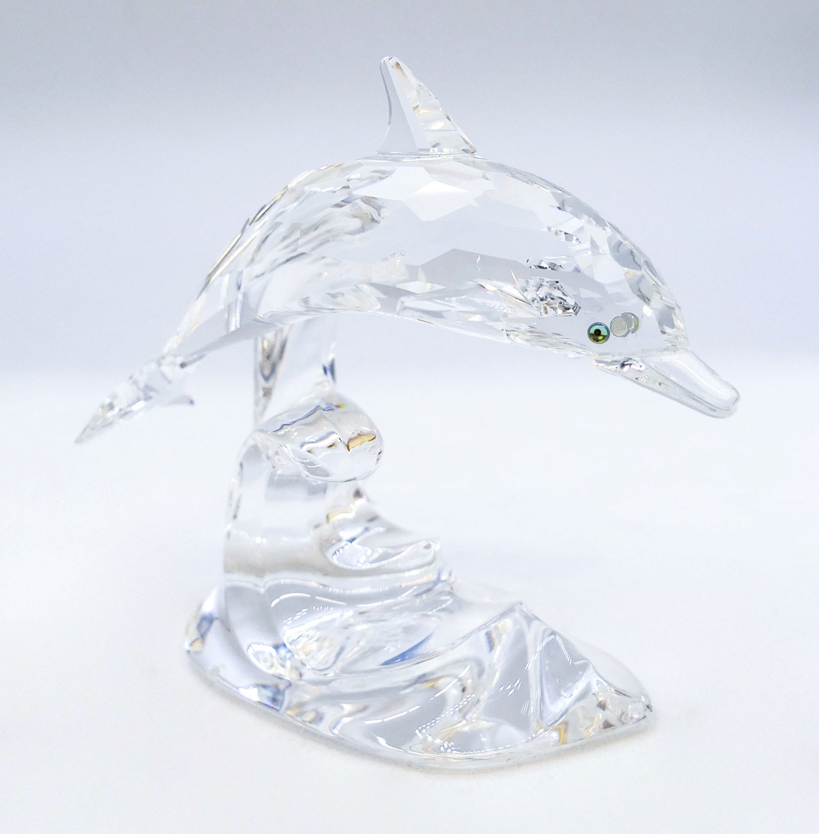 Swarovski Crystal "Dolphin on Wave - South Sea" 3" (1 of 2)