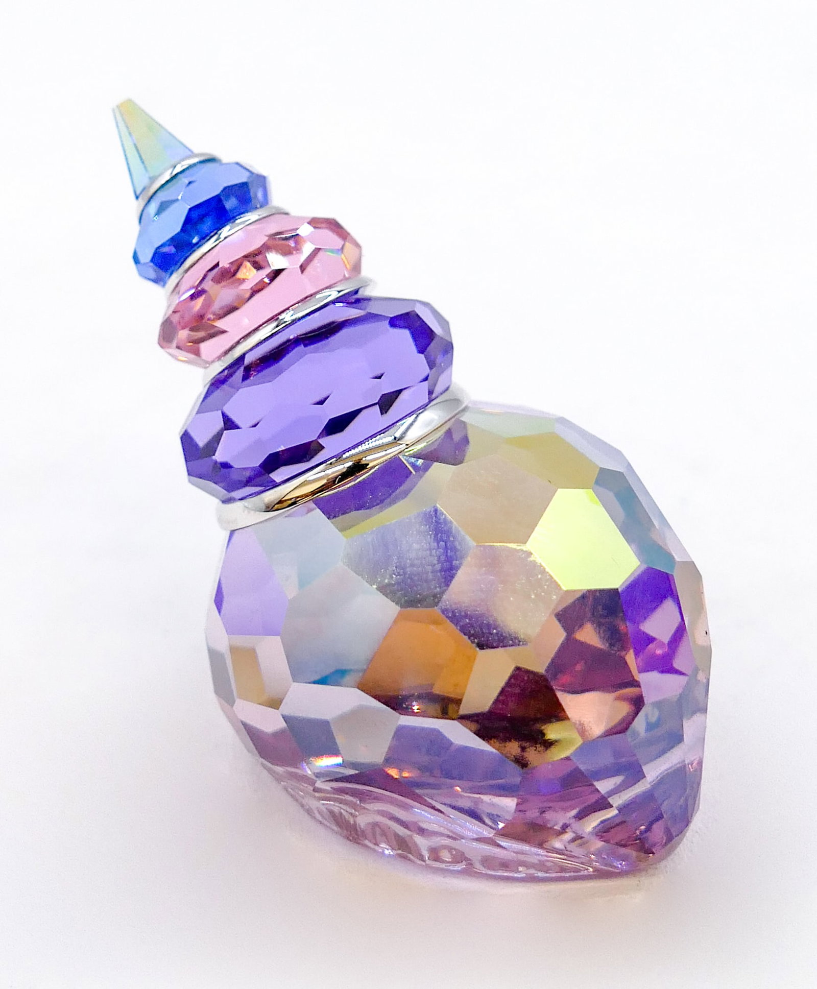 Swarovski Crystal "Corunna Blue Violet" 2": Swarovski Crystal "Corunna Blue Violet" 2". Catalog #9601NR030701. Includes original box.