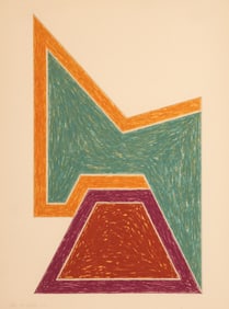 Frank Stella "Wolfeboro" (Eccentric Polygons) 1974 Lithograph