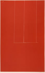 Robert Motherwell "London Series I" (Red) 1971 Screenprint