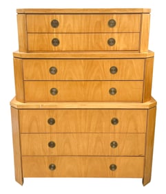 Charles Pfister: Baker Primavera Chest-on-Chest Highboy