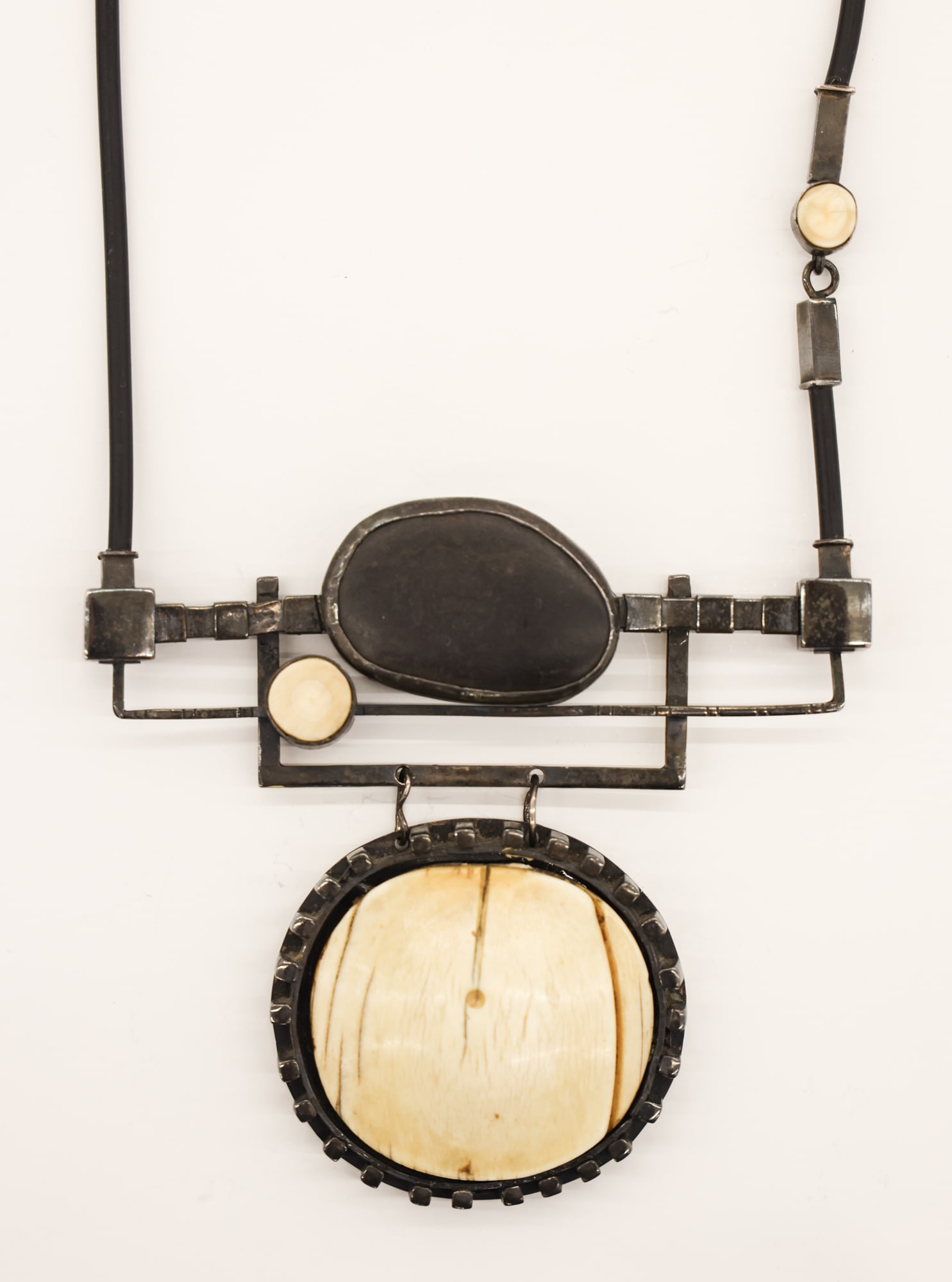 Ramona Solberg "Ekalaitom" Sterling Silver Art Necklace (1 of 4)