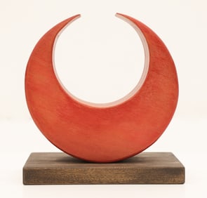 Doris Totten Chase "Eclipse" 1973 Wood Sculpture