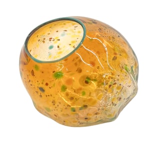 Dale Chihuly "Miniature Macchia" 1992 Blown Glass Vessel