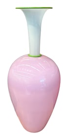 Dante Marioni "Pink Whopper" 1990's Glass Vessel