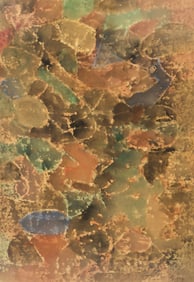 Mark Tobey "Untitled" (Forms and Colors) 1961 Tempera Monotype
