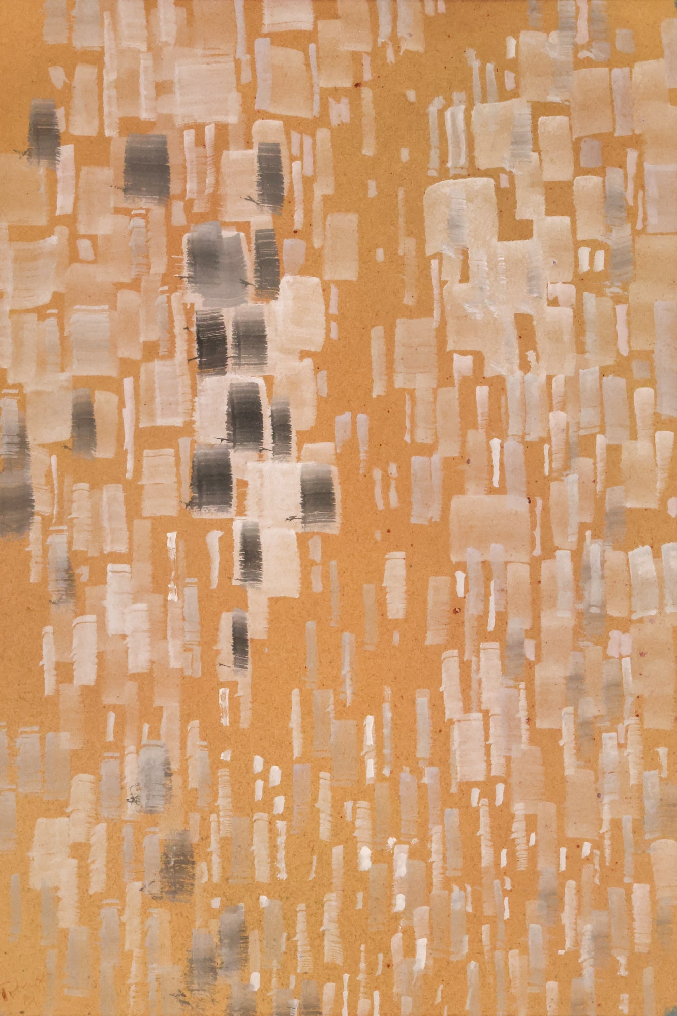 Mark Tobey "Untitled" (City Lights) 1954 Tempera on Paper: Mark Tobey (1890-1976 Washington) "Untitled" (City Lights) 1954 Tempera on Paper 17.5"x11.75" Image. Ink signed and and dated lower left. Otto Seligman Gallery, Seattle and Foster/White Gallery, Seatt