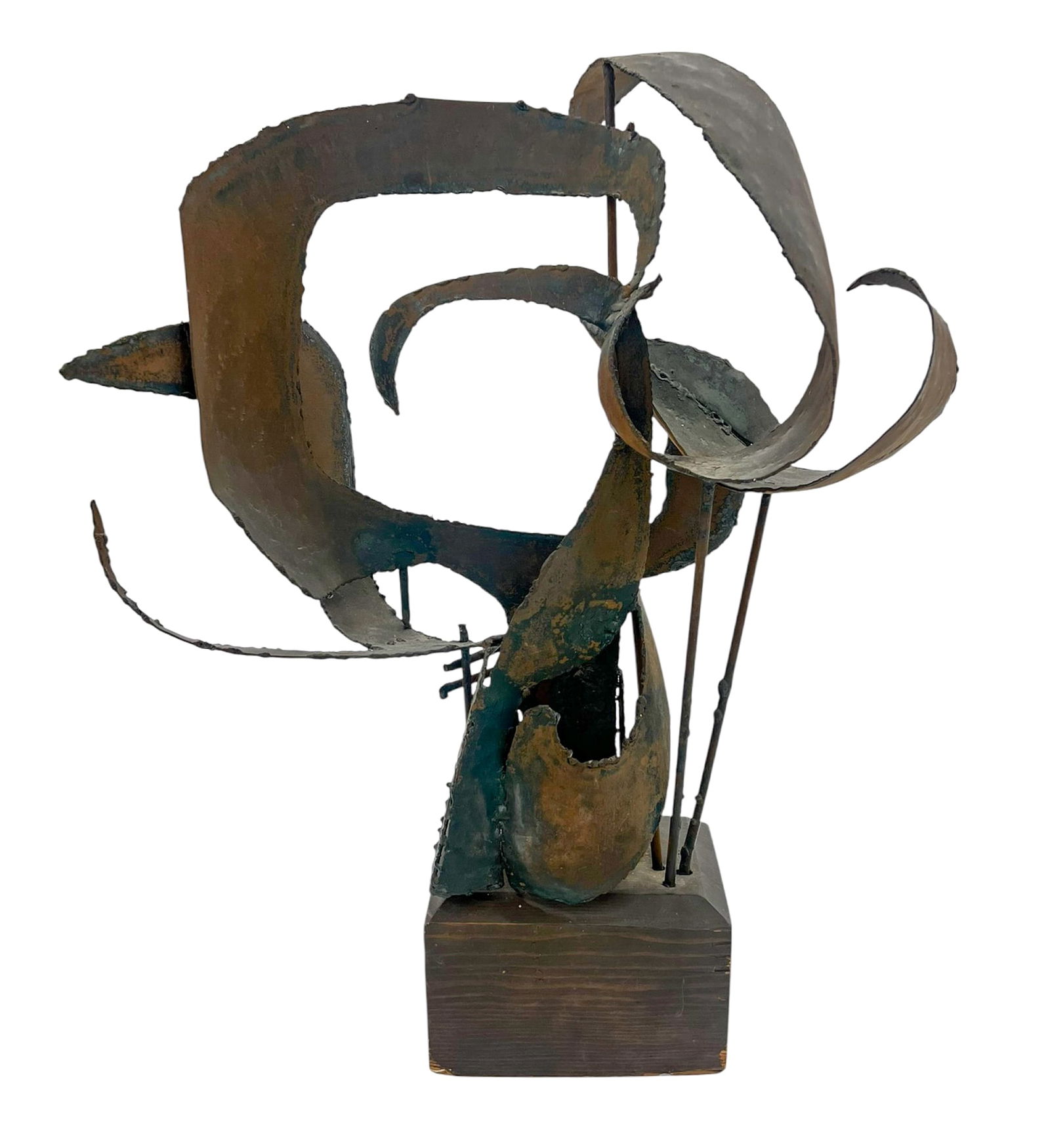 Attributed to Paul Horiuchi "Untitled" 1950's Cut Steel Sculpture (1 of 3)
