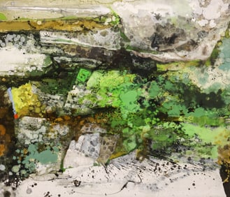 Kathleen Gemberling Adkison "Spring Swell" Large Oil on Canvas