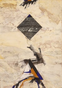 John Franklin Koenig "Anti-Bondo 2" 1977-78 Mixed Media Collage