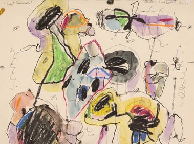 Alden Mason "Last Summer" 2000 Mixed Media Watercolor