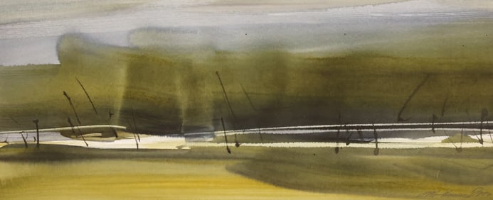 Anita Lehmann "Landscape" 2005 Watercolor on Paper