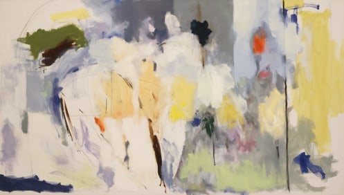 Barbara Sternberger "Twixt" 1997 Large Oil on Canvas