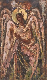 Jacob Elshin "Seraphim" (Angel) Oil on Masonite