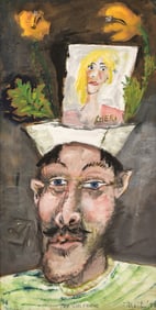 James Martin "The Girlfriend" 1999 Gouache on Paper