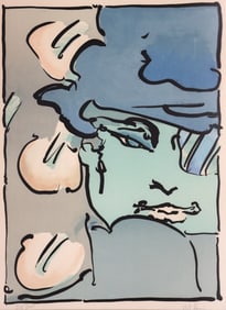 Peter Max "Zero Vertical" 1973 Color Lithograph