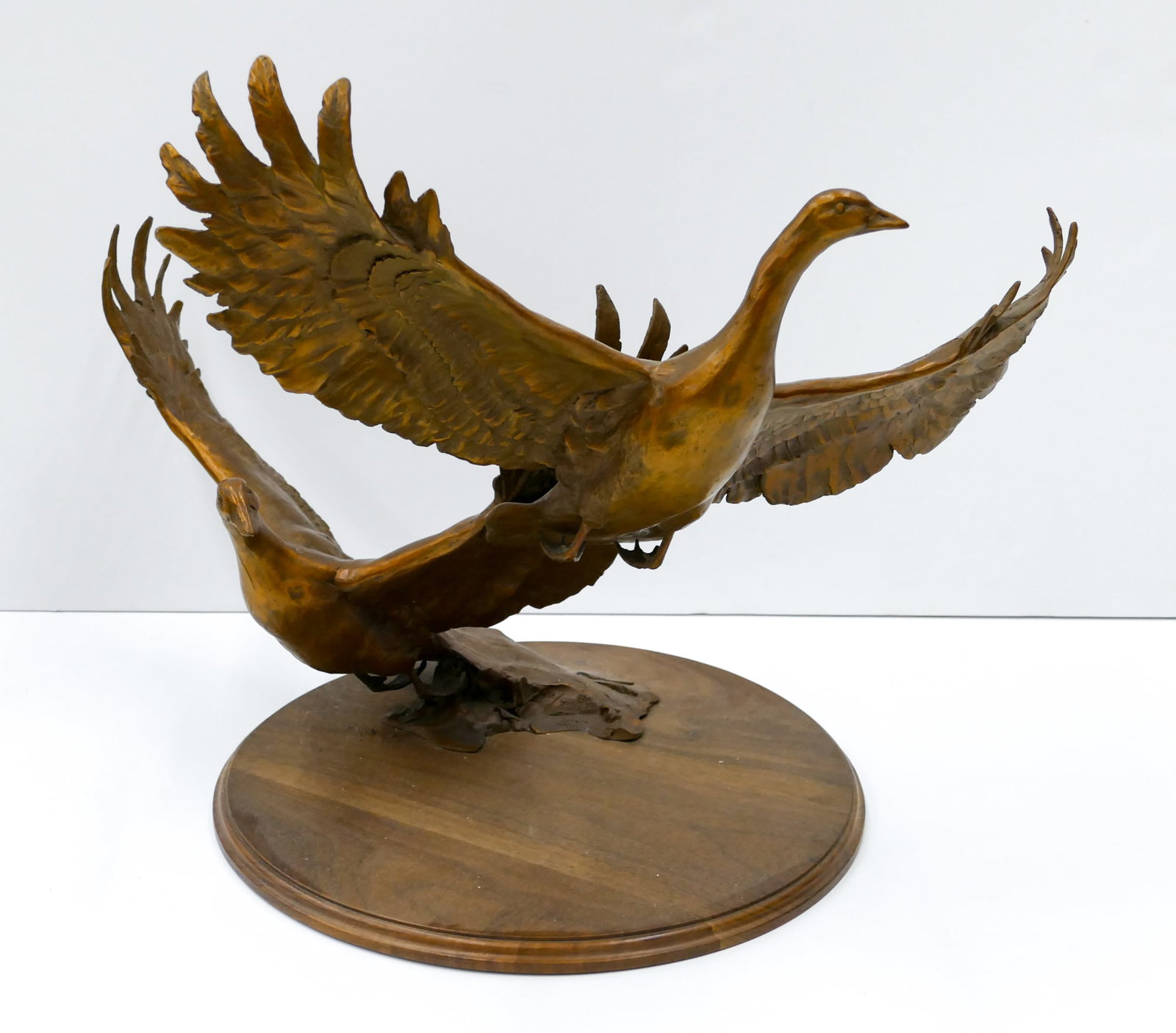 Sandy Scott "Geese in Flight" 1998 Bronze Sculpture (1 of 6)