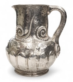 Antique Tiffany & Co. Sterling Octopus Pitcher
