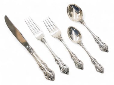 64pc Towle El Grandee Sterling Flatware
