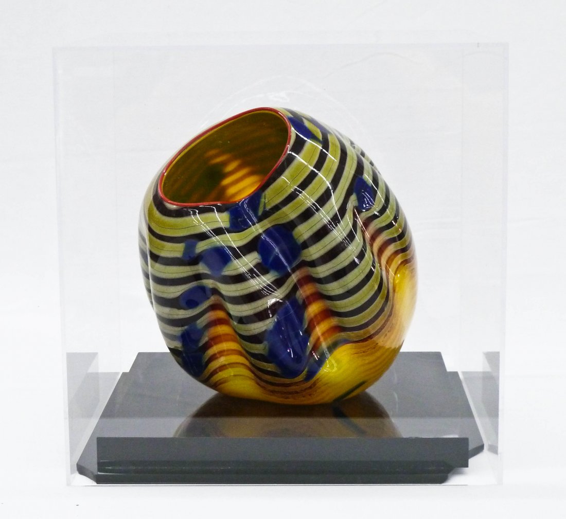 Dale Chihuly (b.1941 WA) Cinnamon Macchia 2001 Studio G