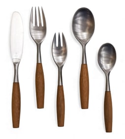 55pc Jens Quistgaard for Dansk "Fjord" Flatware