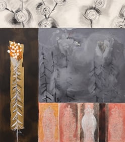 Squire Broel "The Glow" Mixed Media on Canvas