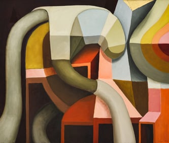 Rachel Maxi "Throttle Body" 2020 Oil and Gold Leaf on Canvas