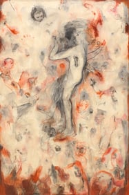 Pam Keeley "Untitled" (Human Forms) 2004 Large Mixed Media