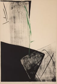 Toko Shinoda "Listen" Lithograph in Colors