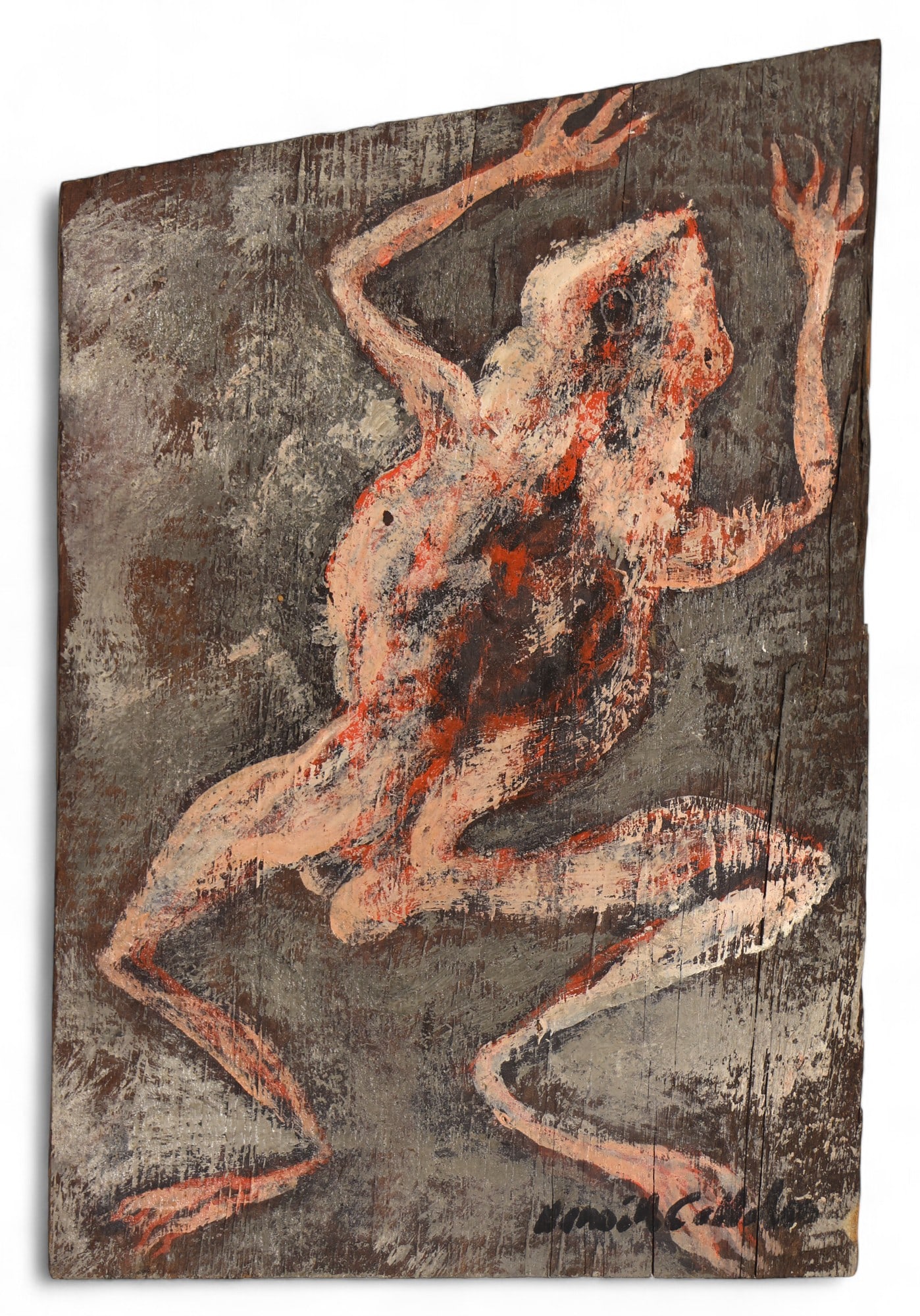 Kenneth Callahan "Frog" 1967 Oil on Panel (1 of 2)