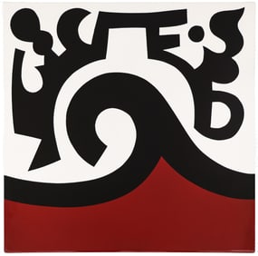 Harold Balazs "Red Tide" 1971 Enameled Steel