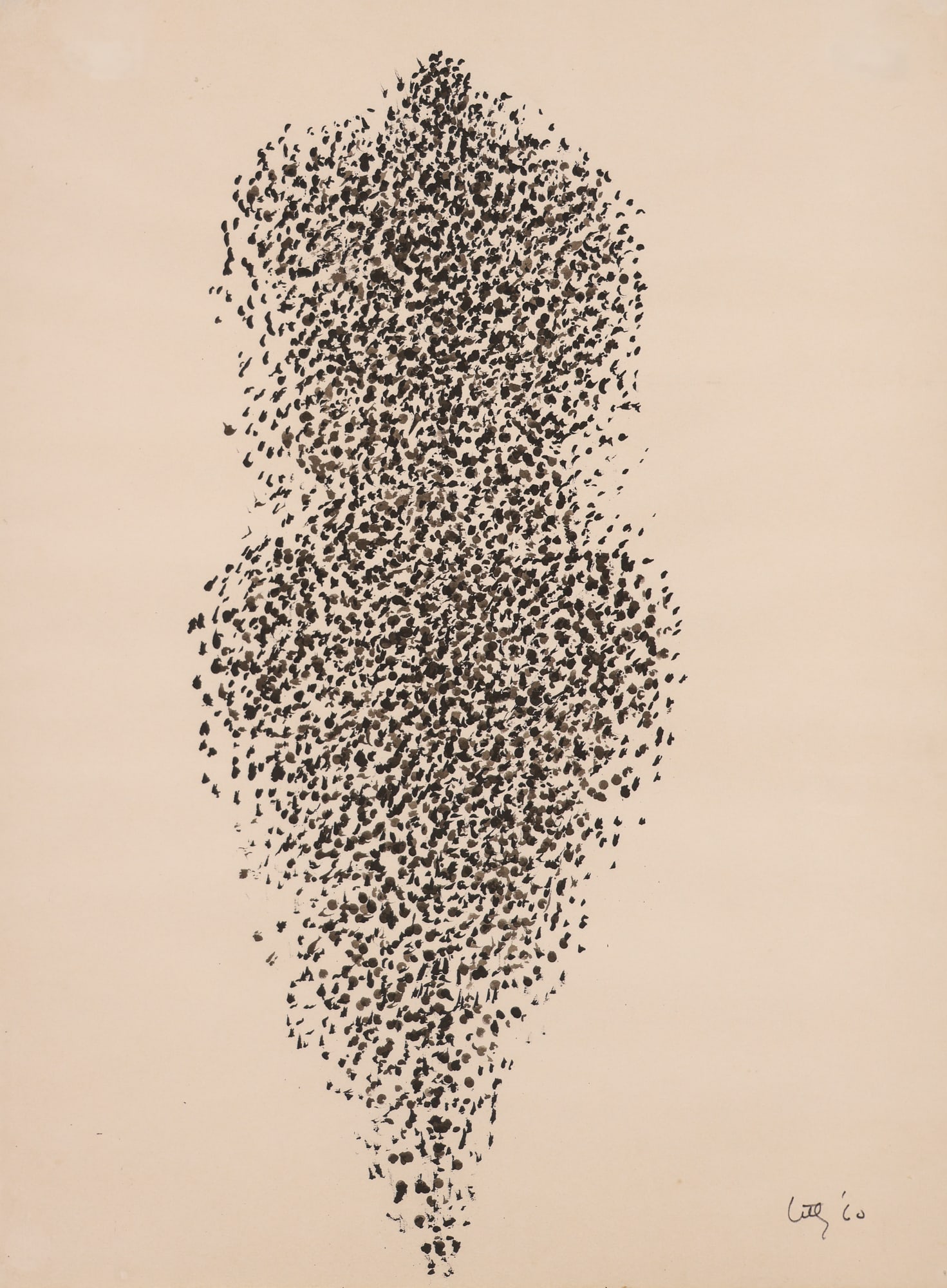 Windsor Utley "Metamorphosis" 1960 Ink on Paper (1 of 3)