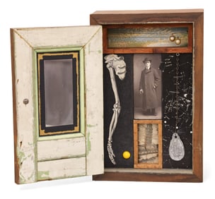 Marc Wenet "The Young Scientist" 1988 Mixed Media Assemblage