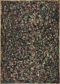 Lois Graham "Birthday Cups VI" 1983 Monotype on Rag Paper