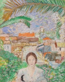 Cooper Edens Drager "The Voice Must Have Come" Mixed Media on Paper