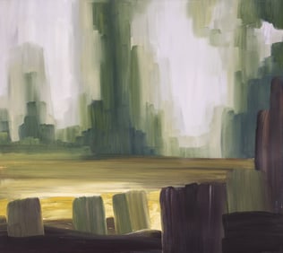 Christopher Fitzgerald "Paintscape #3" 2002 Oil on Panel