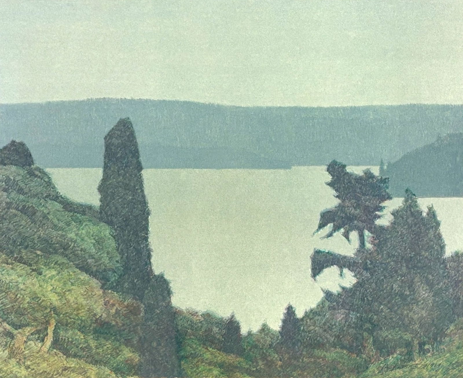 Russell Chatham "Puget Sound" 1989 Lithograph (1 of 2)