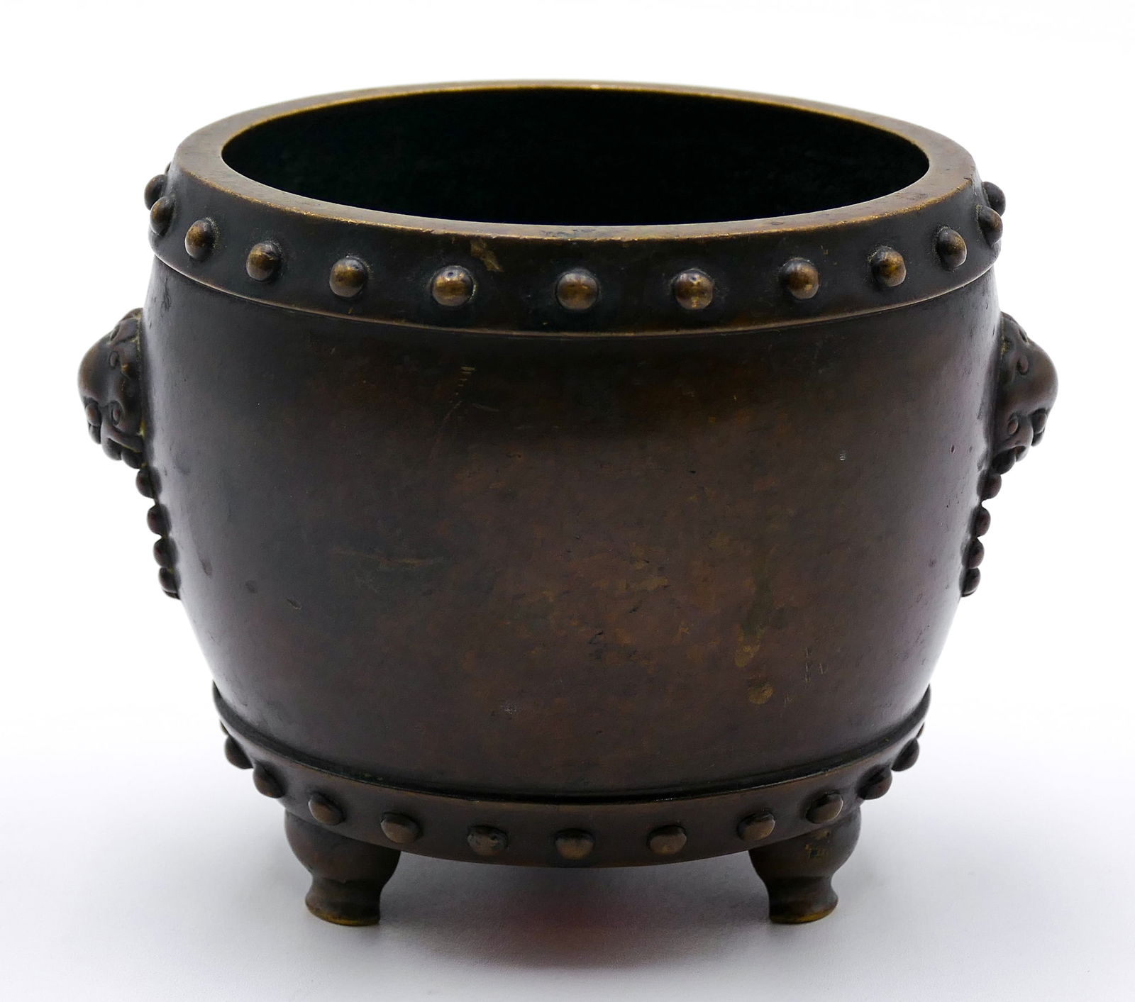 Chinese Bronze Drum Shaped Censer (1 of 5)