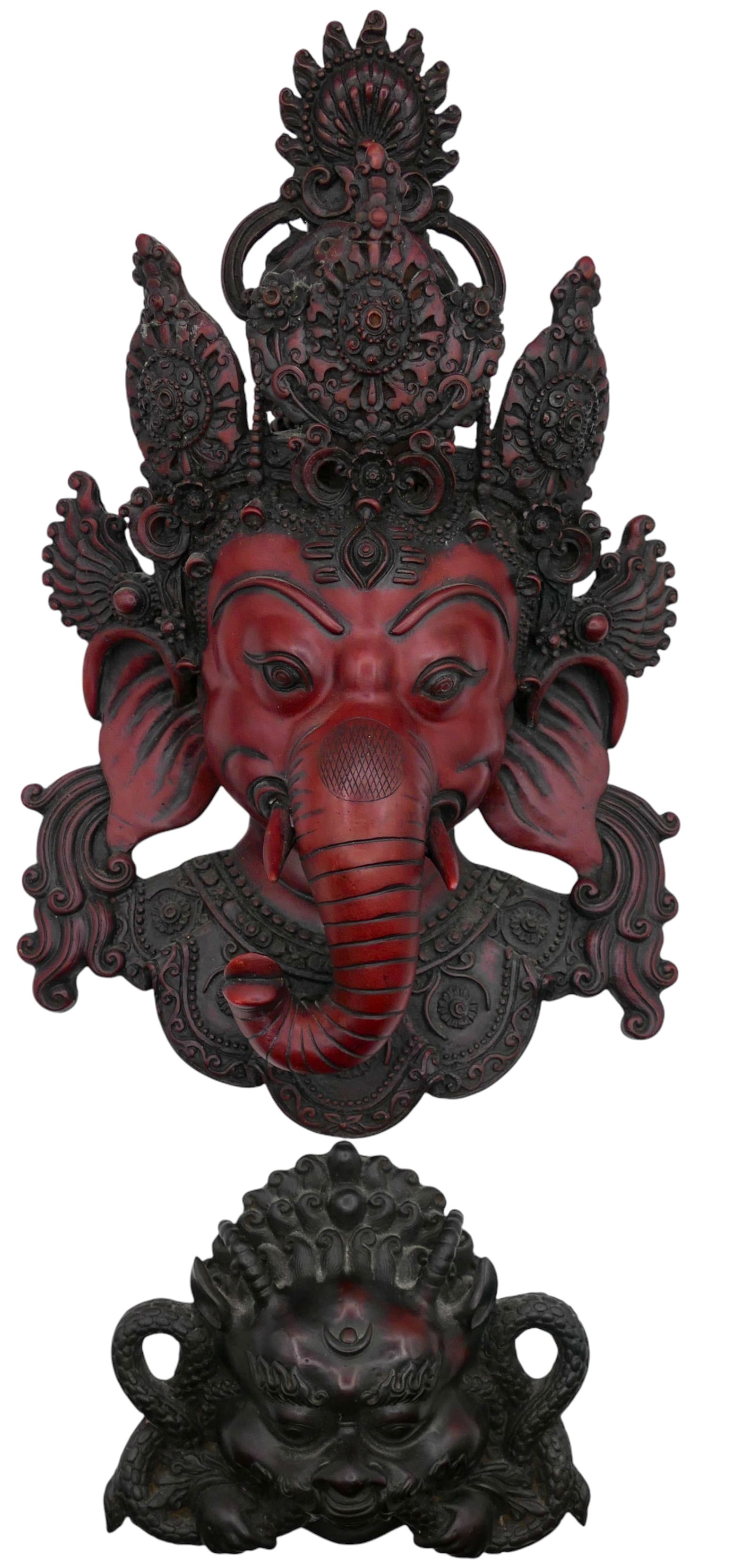 2pc Hindu Resin Wall Masks (1 of 2)