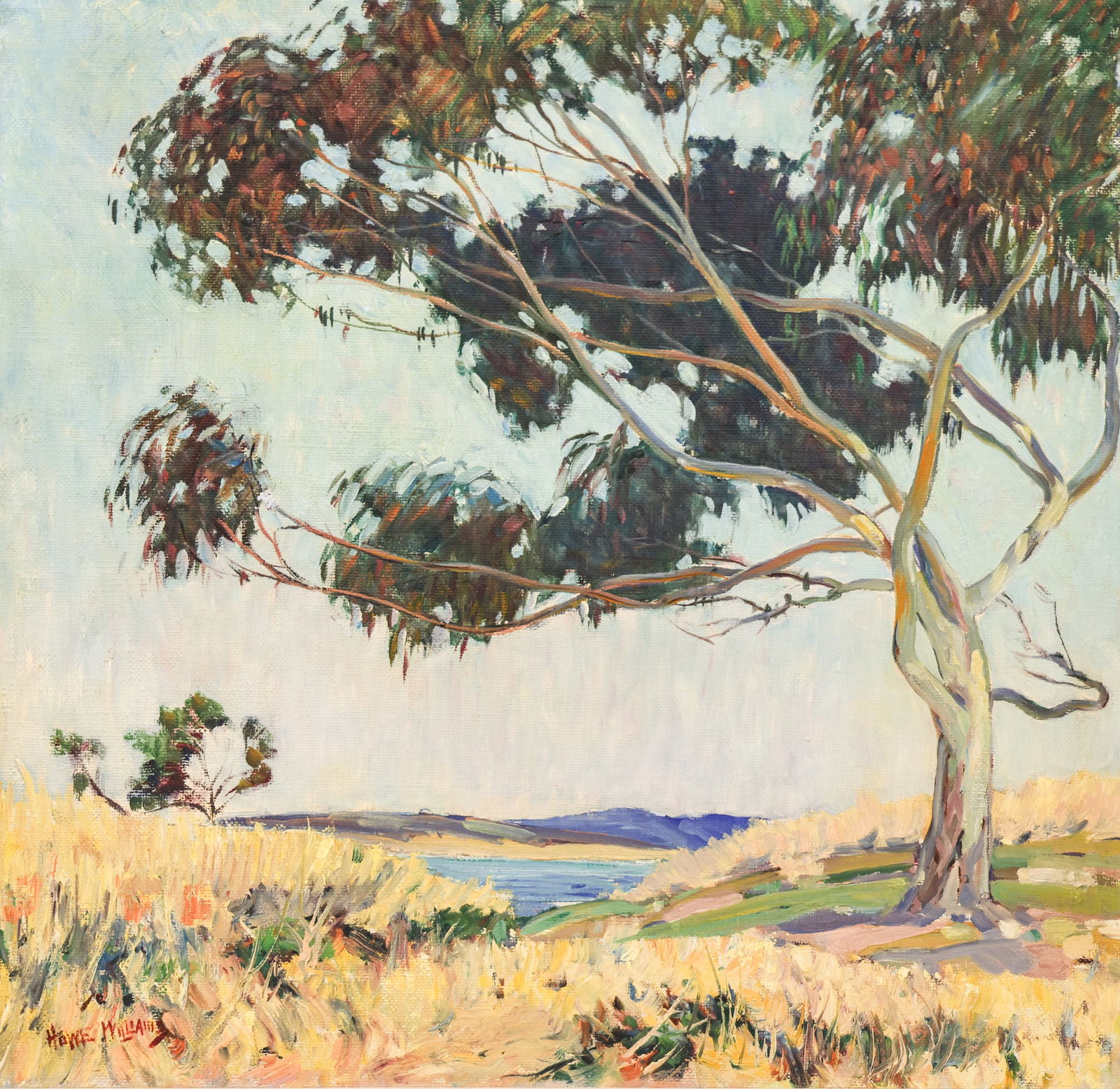 Howe Williams "California Landscape" Oil on Canvas