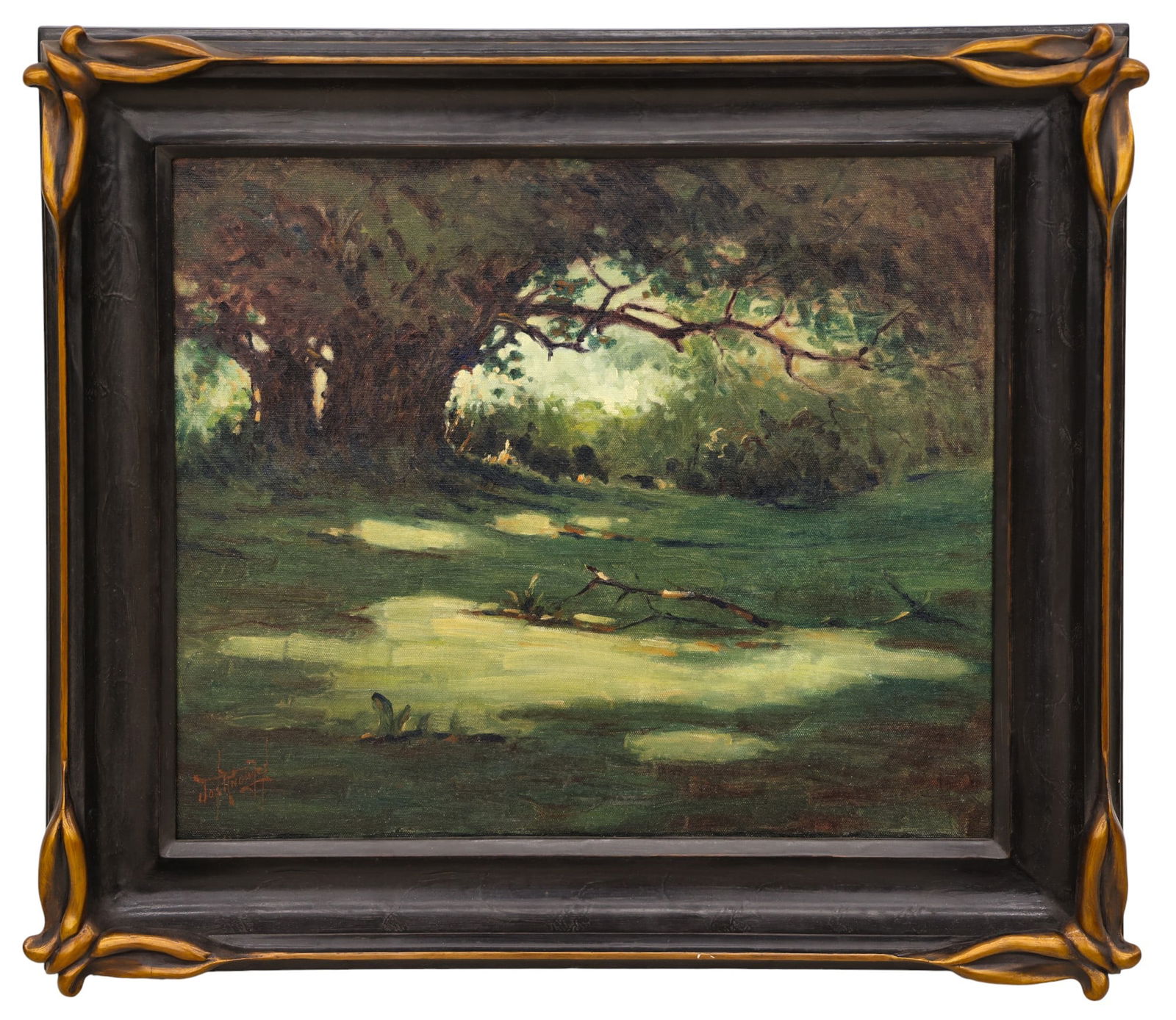 Joseph Knowles "Forest Park Landscape" Oil on Canvas - 2
