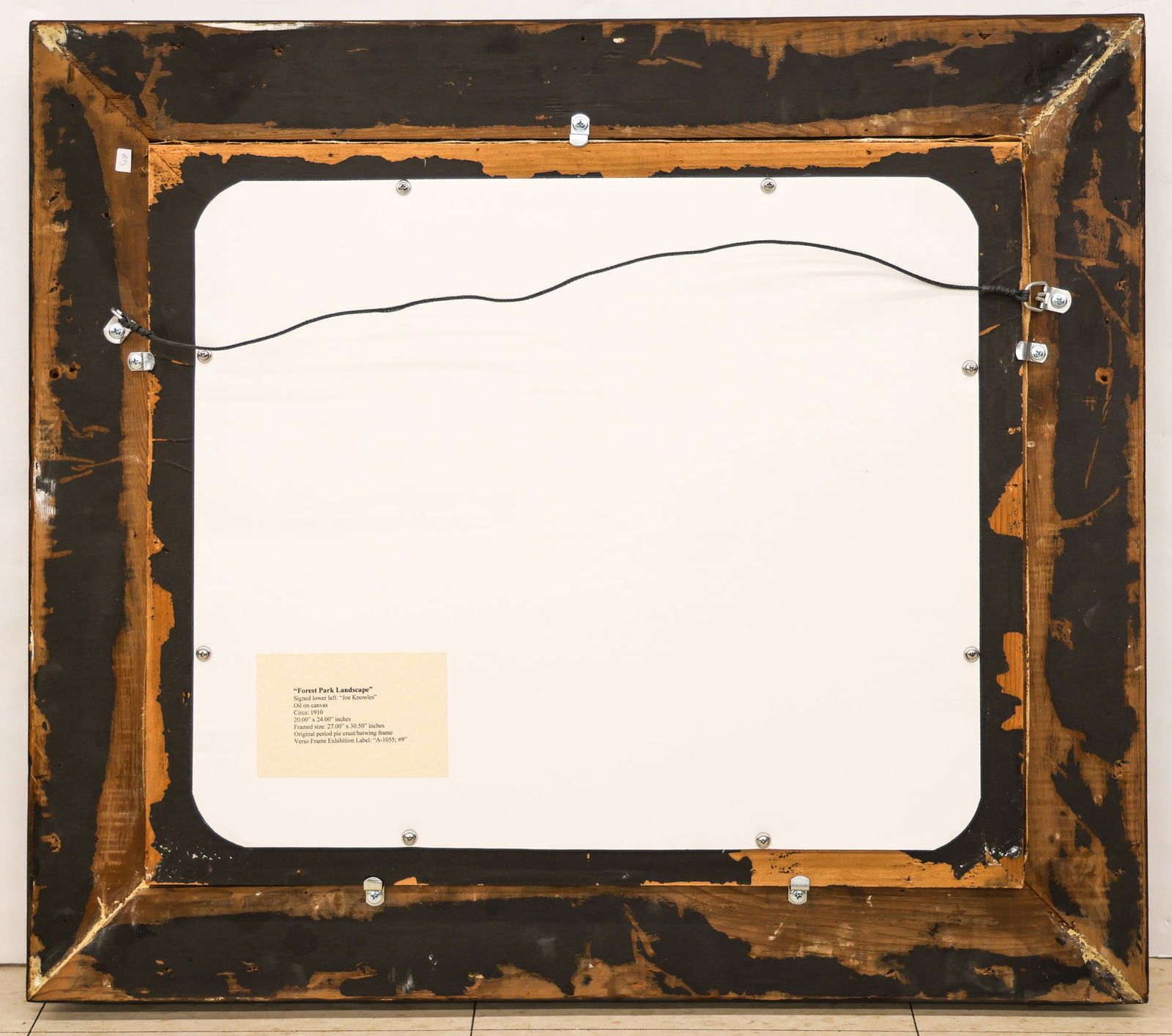 Joseph Knowles "Forest Park Landscape" Oil on Canvas - 4