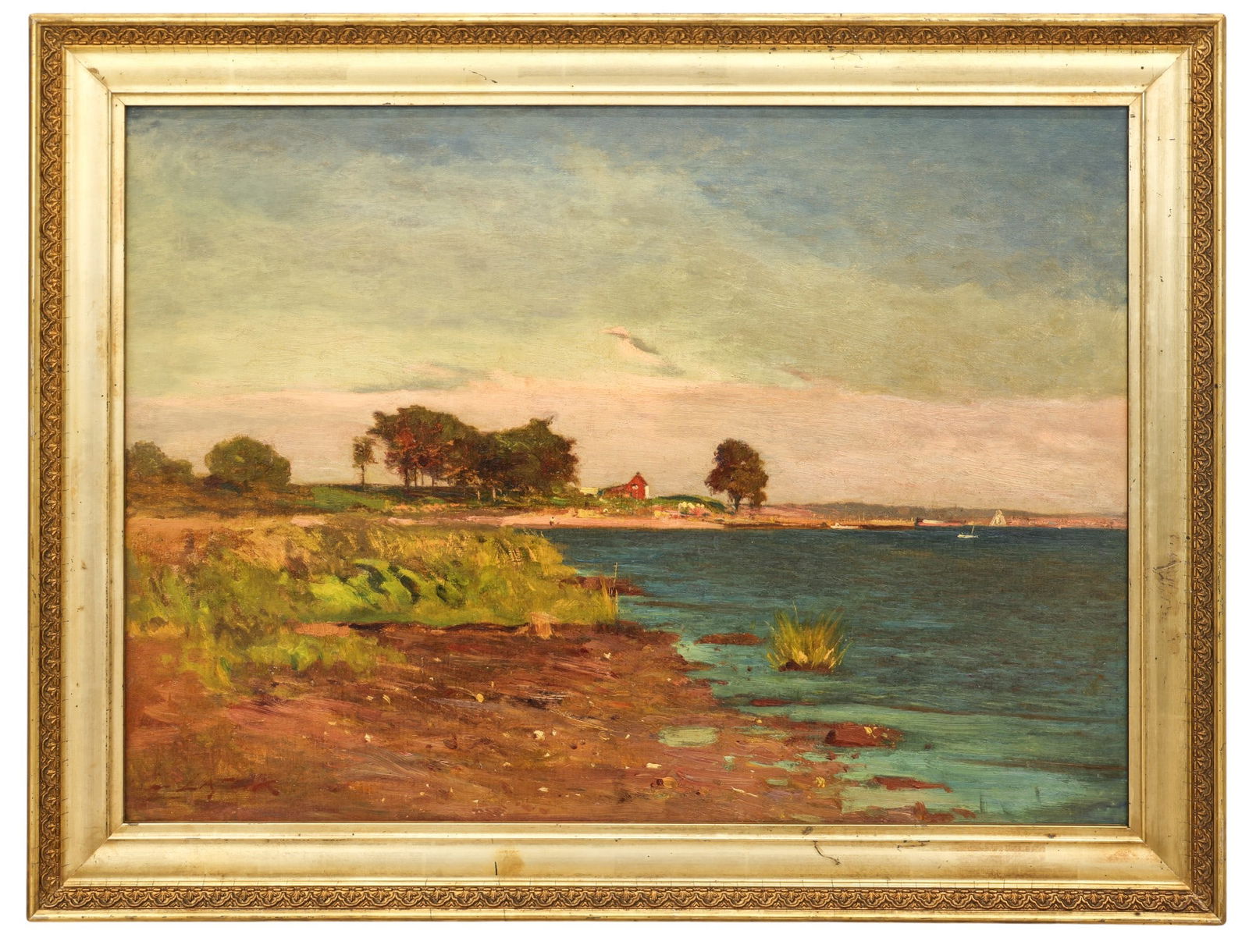 Gaspard de Latoix "Coastal Scene" Oil on Canvas - 2