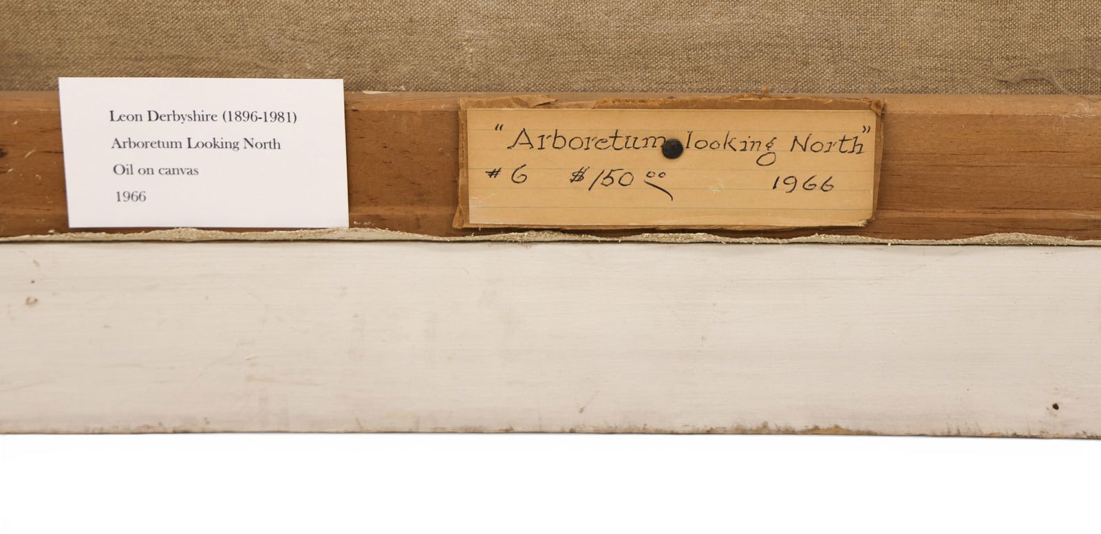 Leon Derbyshire "Arboretum Looking North" 1966 Oil on Canvas - 3