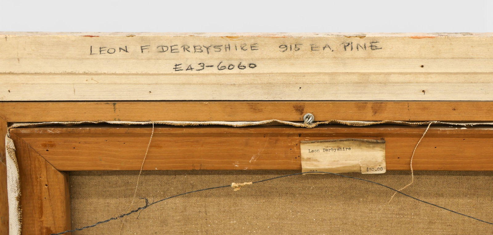 Leon Derbyshire "Afternoon Sunlight" 1955 Oil on Canvas - 3